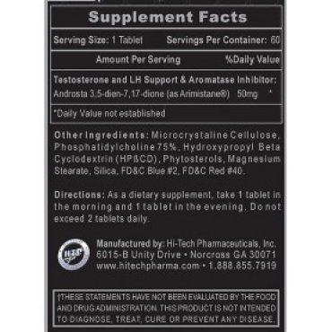 Hi-Tech Pharmaceuticals - Arimistane 60 tabs Hi-Tech Pharmaceuticals